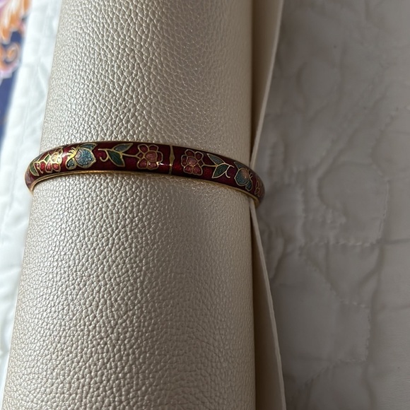 GOLD/FLORAL bangle - Picture 4 of 4